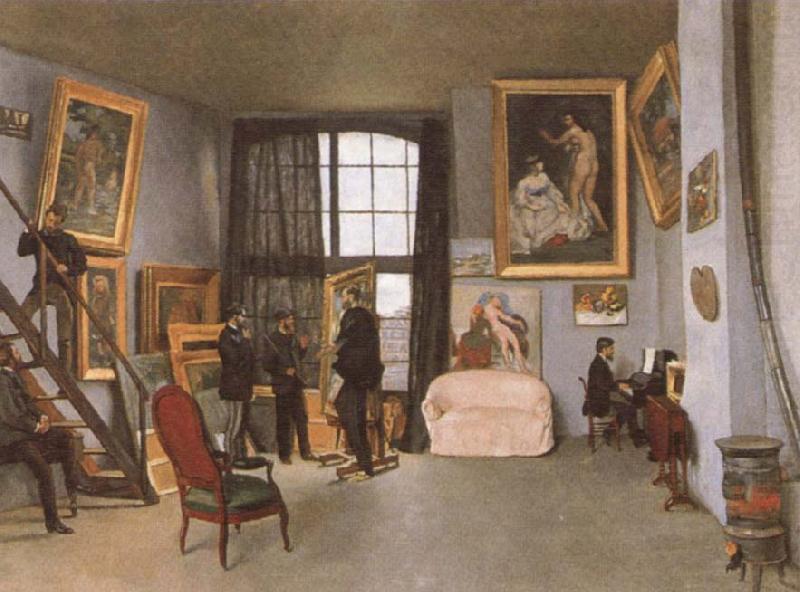 The artist-s Studio, Frederic Bazille